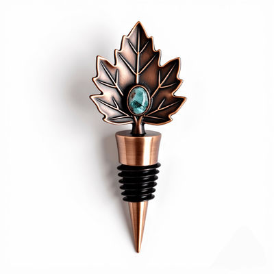 شراء تصميم 3D Die Struck Vintage Brass Wine Stopper (مغلق النبيذ النحاسي) التصنيع عبر الإنترنت
