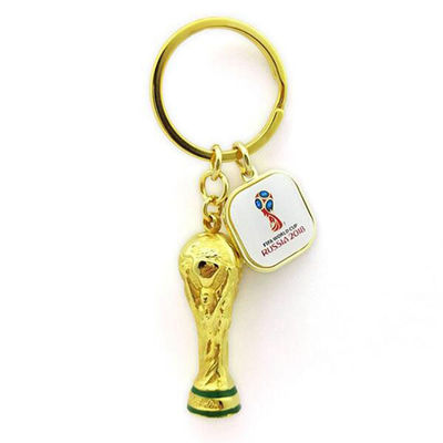 شراء Miniature Russia World Cup Trophy Keychain Soccer Race Keyring Design التصنيع عبر الإنترنت