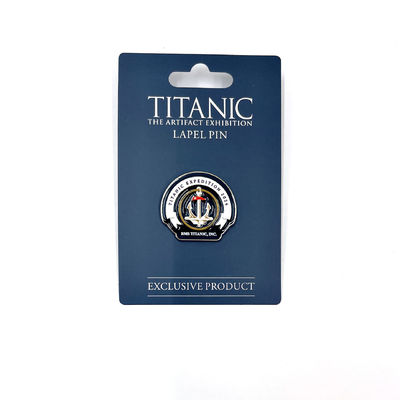 شراء Lapel Pin for Titanic Enthusiasts Customizable Soft Enamel Badge for Movie Themes Free Design Service Availabl التصنيع عبر الإنترنت
